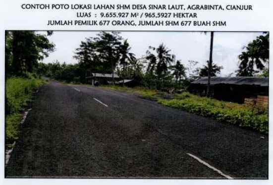 dijual tanah desa bojongkaso desa