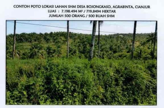 dijual tanah desa bojongkaso desa