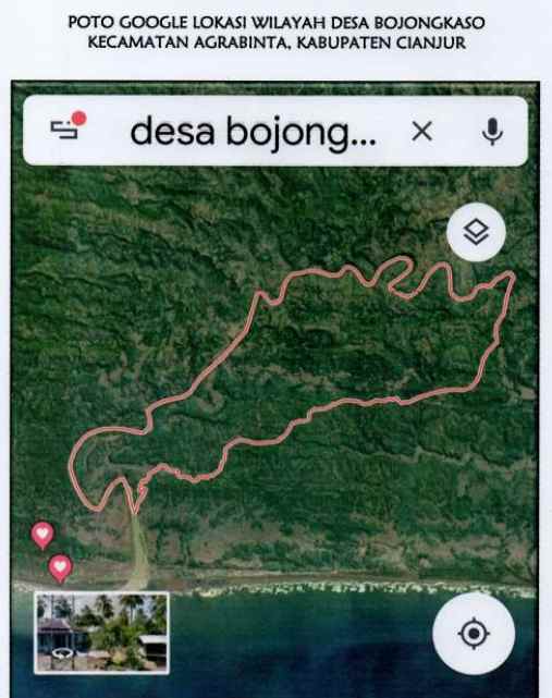 dijual tanah desa bojongkaso desa