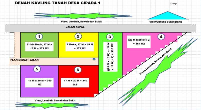 dijual tanah jalan cipare babakan desa