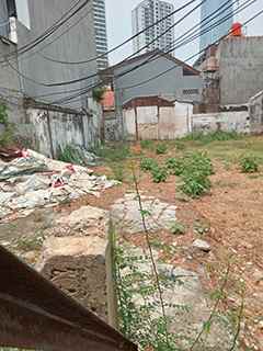 dijual tanah jl guru mughni blok b