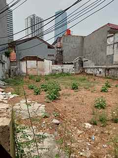 dijual tanah jl guru mughni blok b