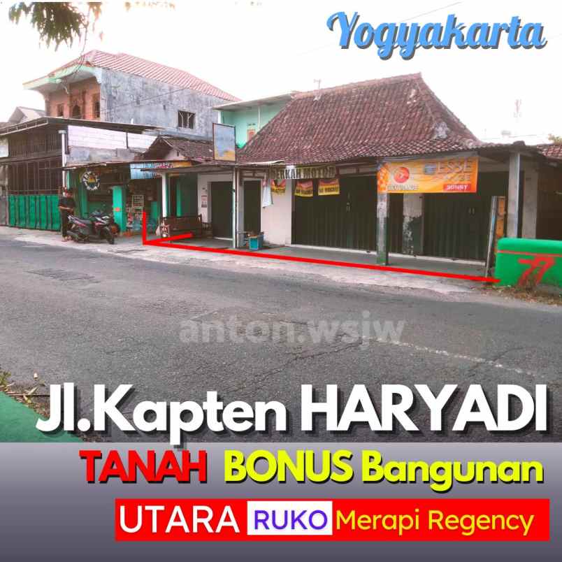 dijual tanah jl kapten haryadi ngebel