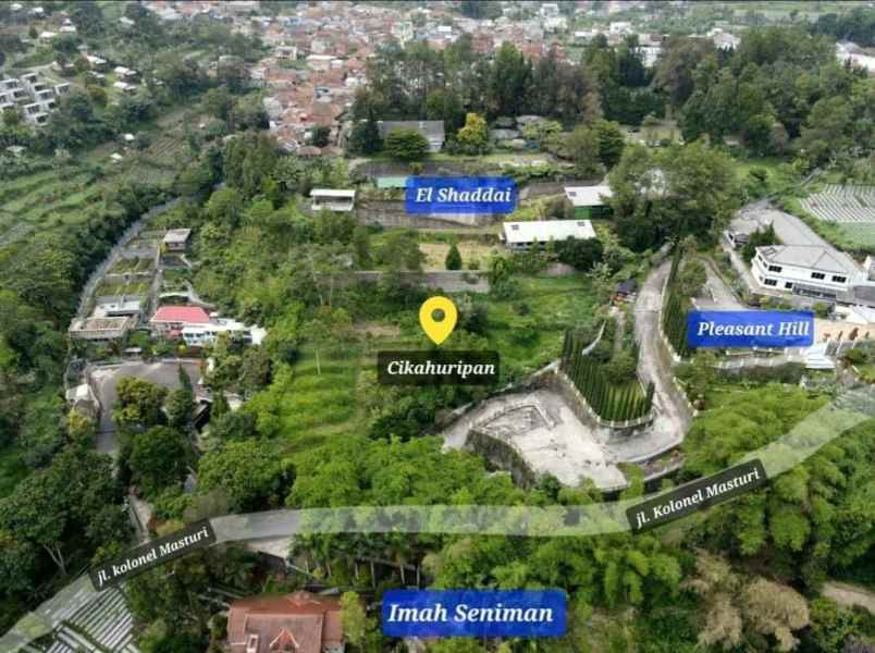 dijual tanah jl kolonel masturi kahuripsn