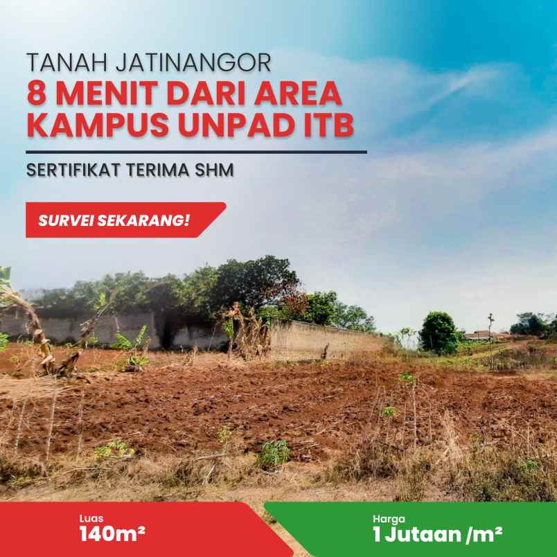 dijual tanah jl letda lukito jatiroke