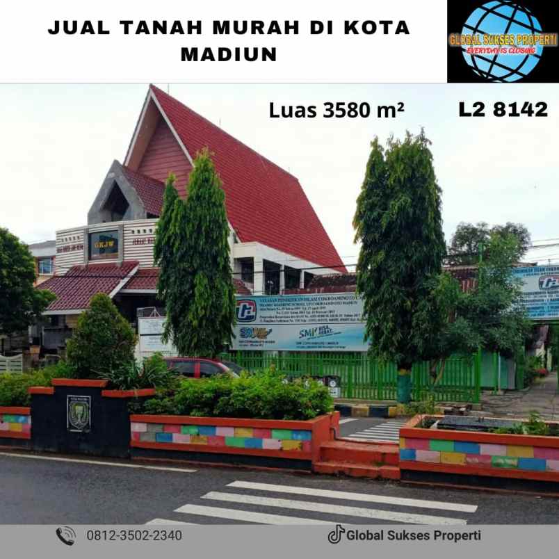 dijual tanah jl panglima sudirman