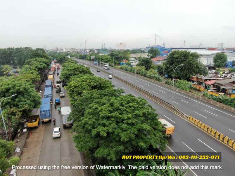 dijual tanah jl raya cakung cilincing