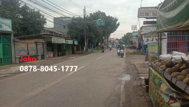 dijual tanah jl raya hankam