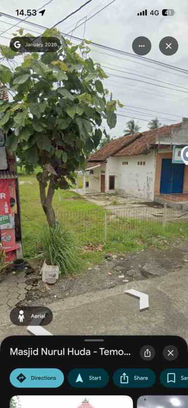 dijual tanah jl raya jogja purworejo
