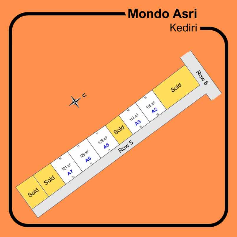 dijual tanah jl tambangan mondo kec