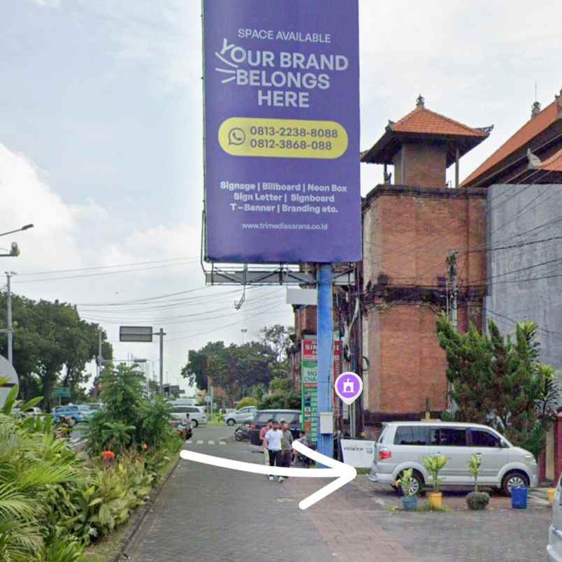 dijual tanah jln airport ngurah rai tuban