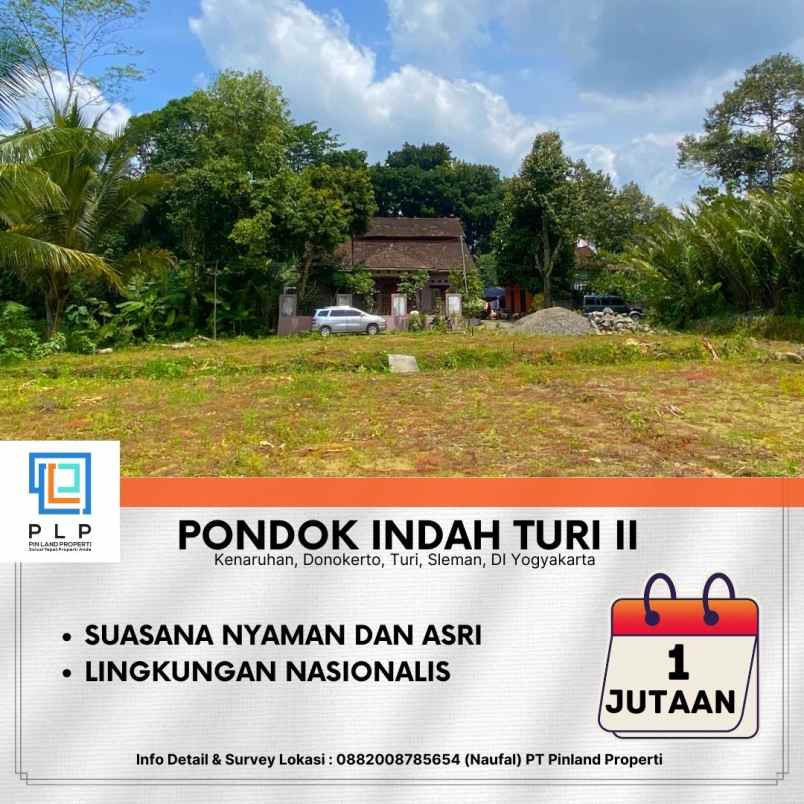 dijual tanah kenaruhan donokerto turi