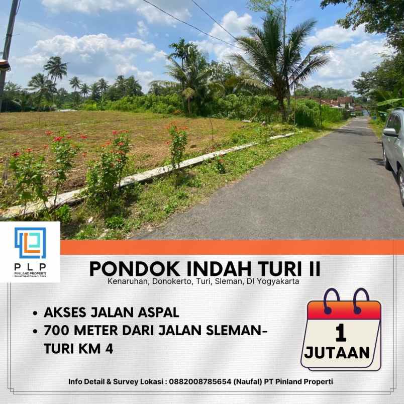 dijual tanah kenaruhan donokerto turi