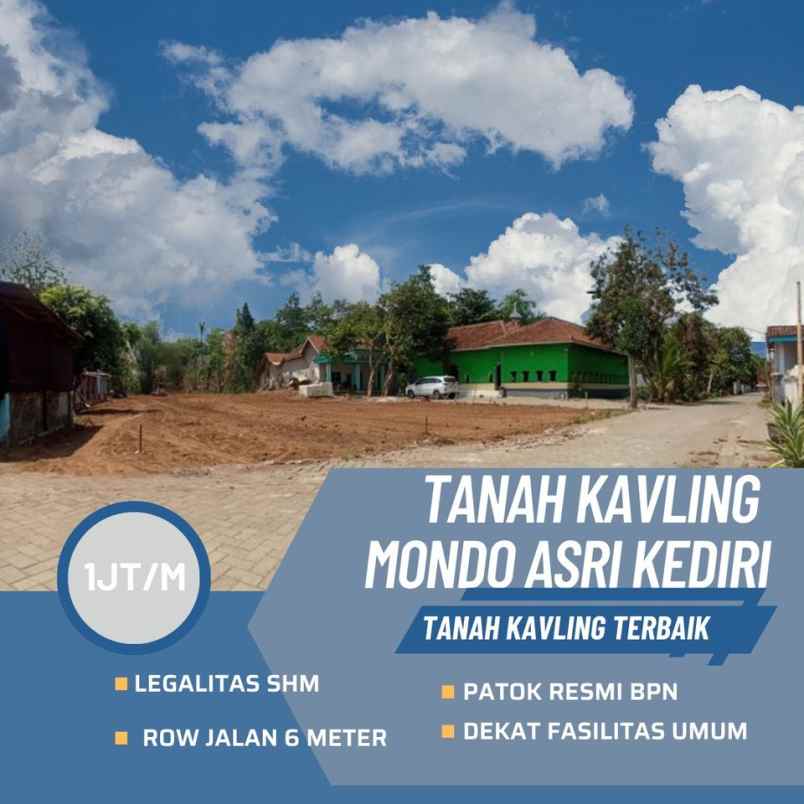 dijual tanah mondo kec mojo kabupaten