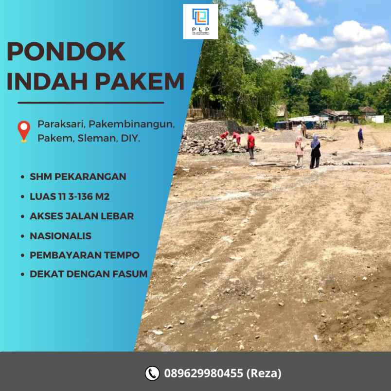 dijual tanah paraksari pakembinangun