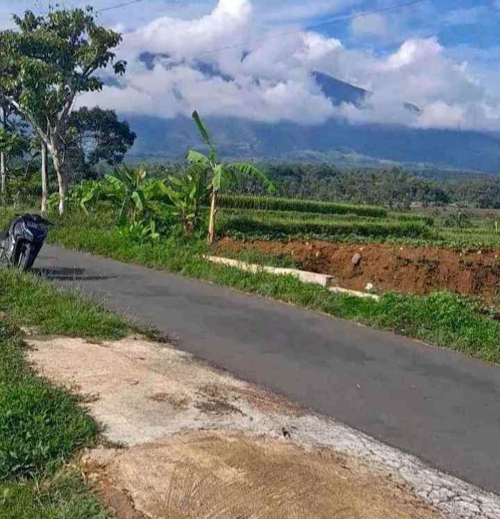 dijual tanah pinggir jl view gunung udara sejuk