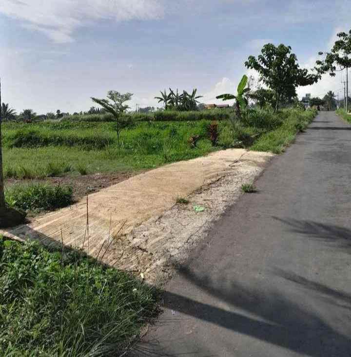 dijual tanah pinggir jl view gunung udara sejuk