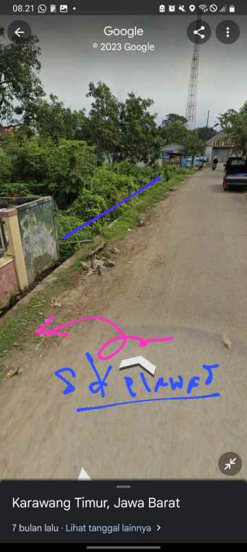 dijual tanah plawad karawang timur