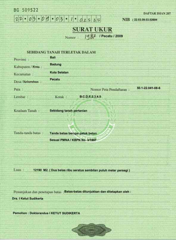 dijual tanah puncak wisesa