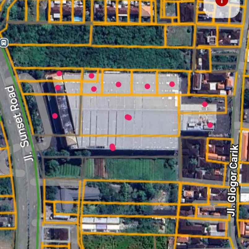 dijual tanah sunset road