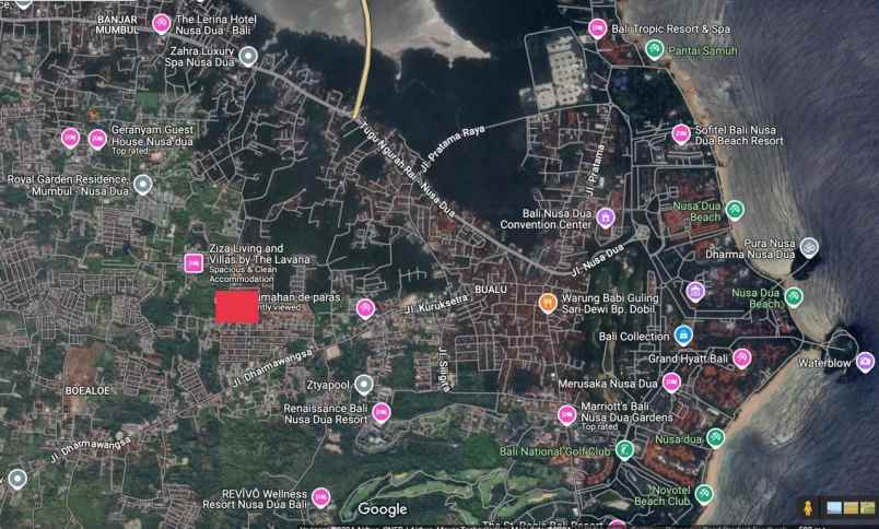 dijual tanah taman mumbul nusa dua bali