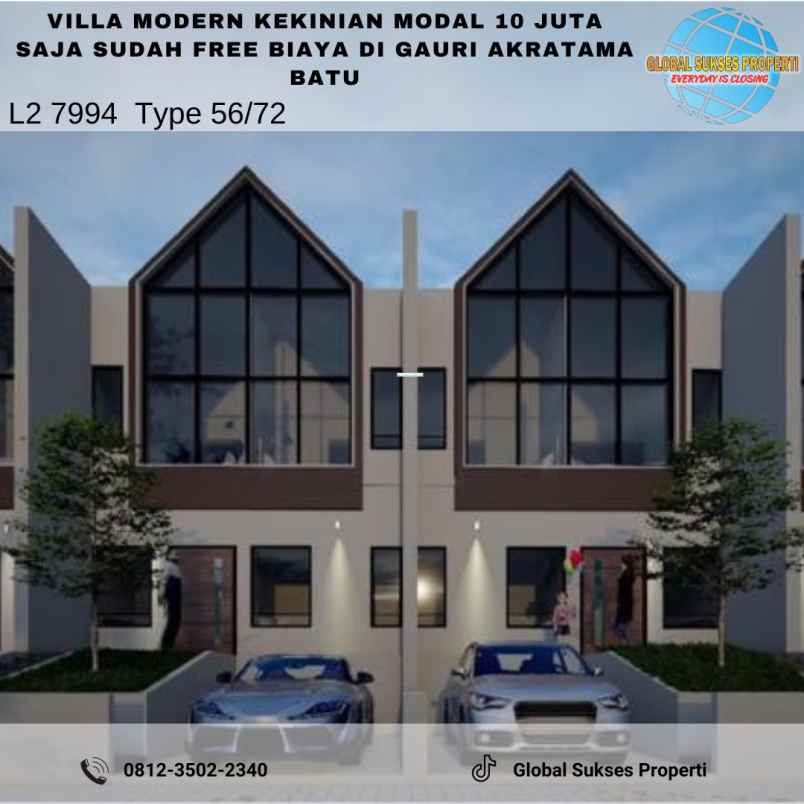 dijual villa gauri akratama