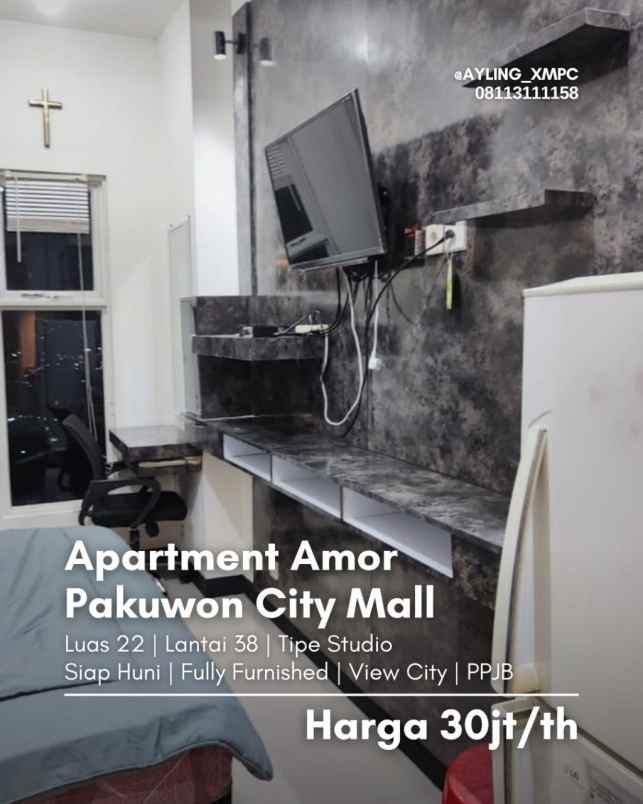 disewakan apartemen amor pakuwon city