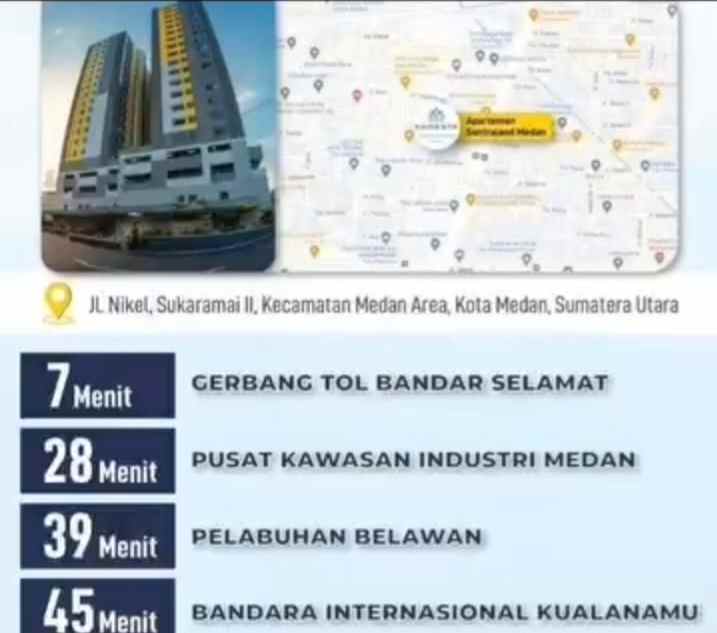 disewakan apartemen jalan nikel asia mega mas
