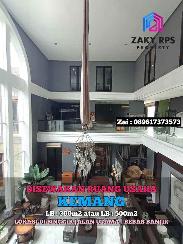 disewakan ruko gudang kantor kemang