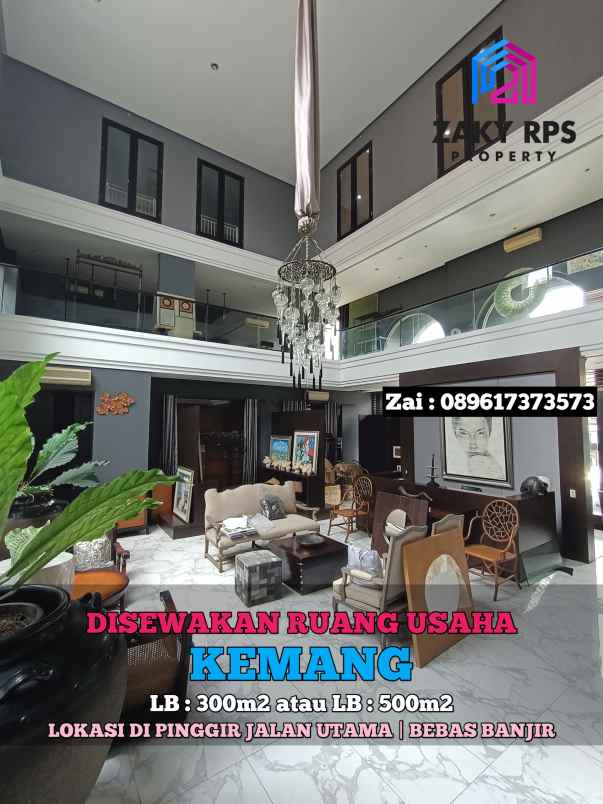 disewakan ruko gudang kantor kemang