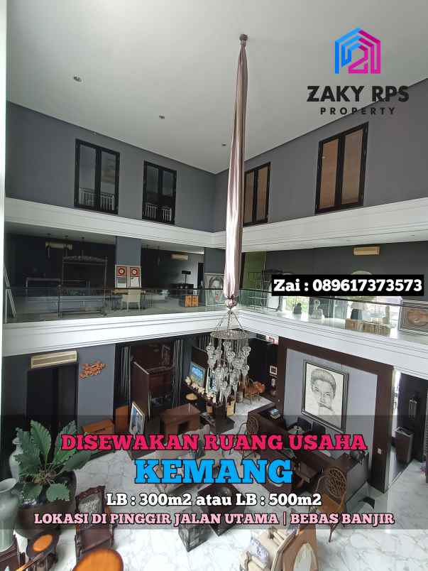 disewakan ruko gudang kantor kemang