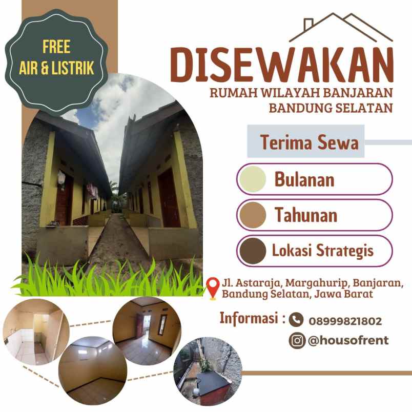 disewakan rumah jl astaraja banjaran