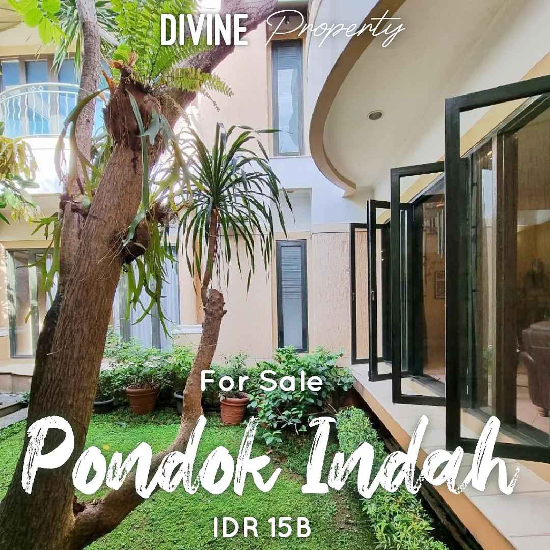 for sale mediterranean style house at pondok indah