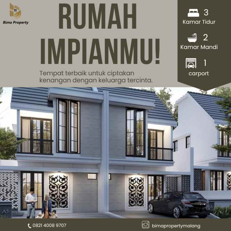 hunian modern mewah area malang