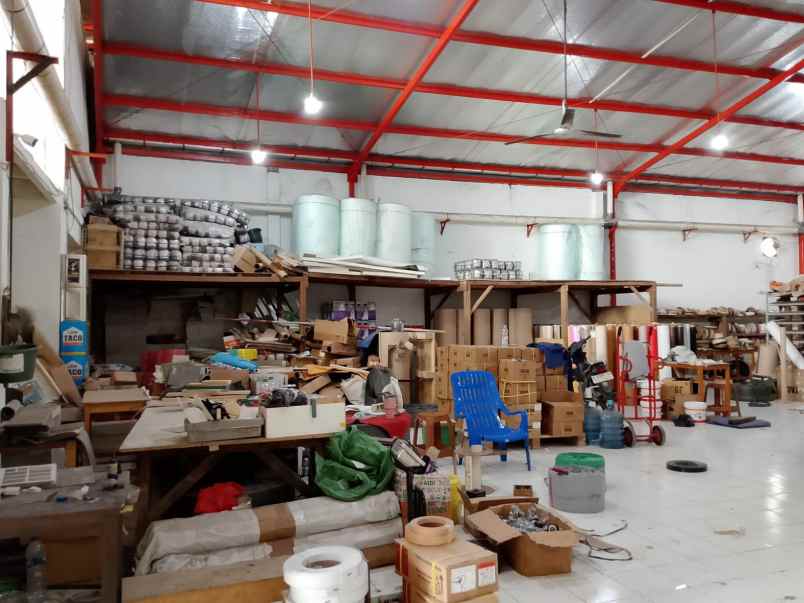 jual cepat gudang hadap jalan raya