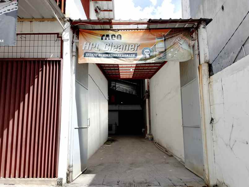 jual cepat gudang hadap jalan raya