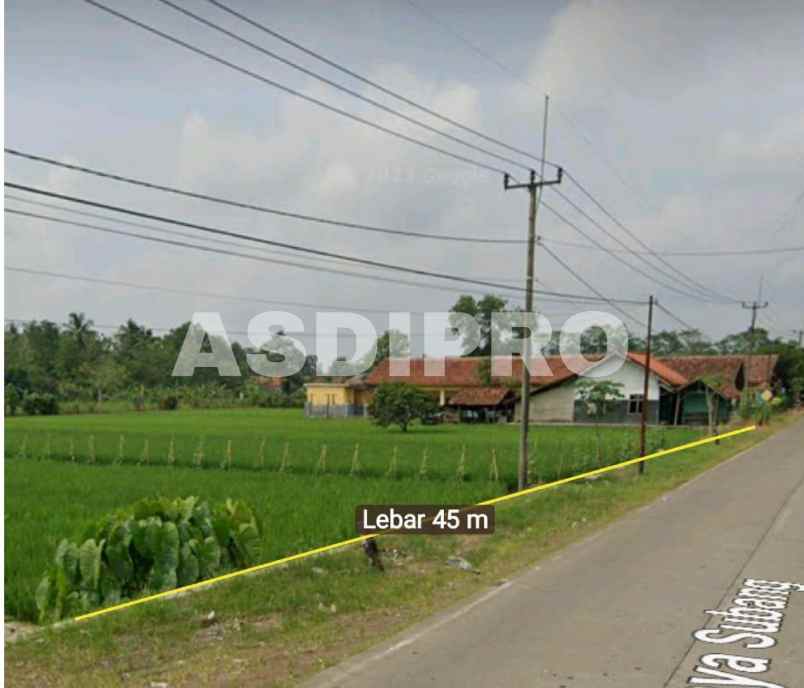 jual lahan industri indramayu sanca