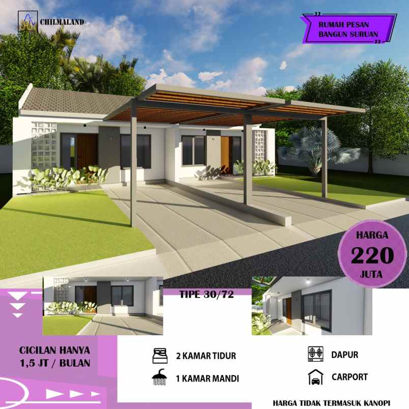 jual rumah pesan bangun modern harga murah di kudus