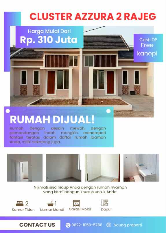 jual rumah ready lokasi rajeg mulya