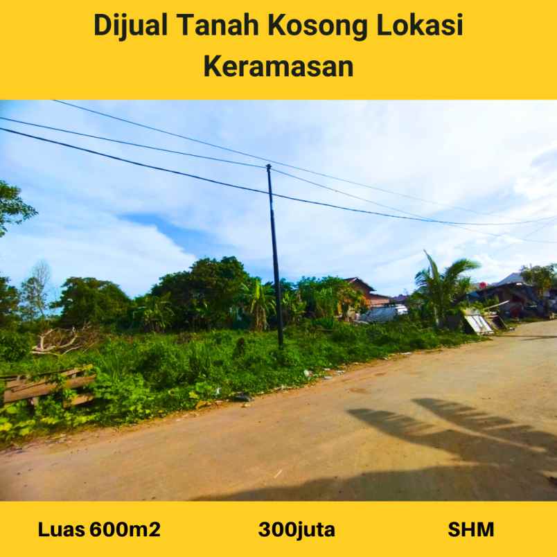 jual tanah siap bangun lokasi keramasan