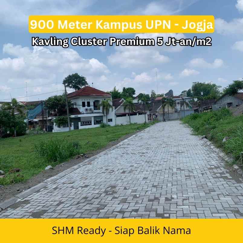 kavling dekat univ upn jogja dan stie ykpn yogyakarta