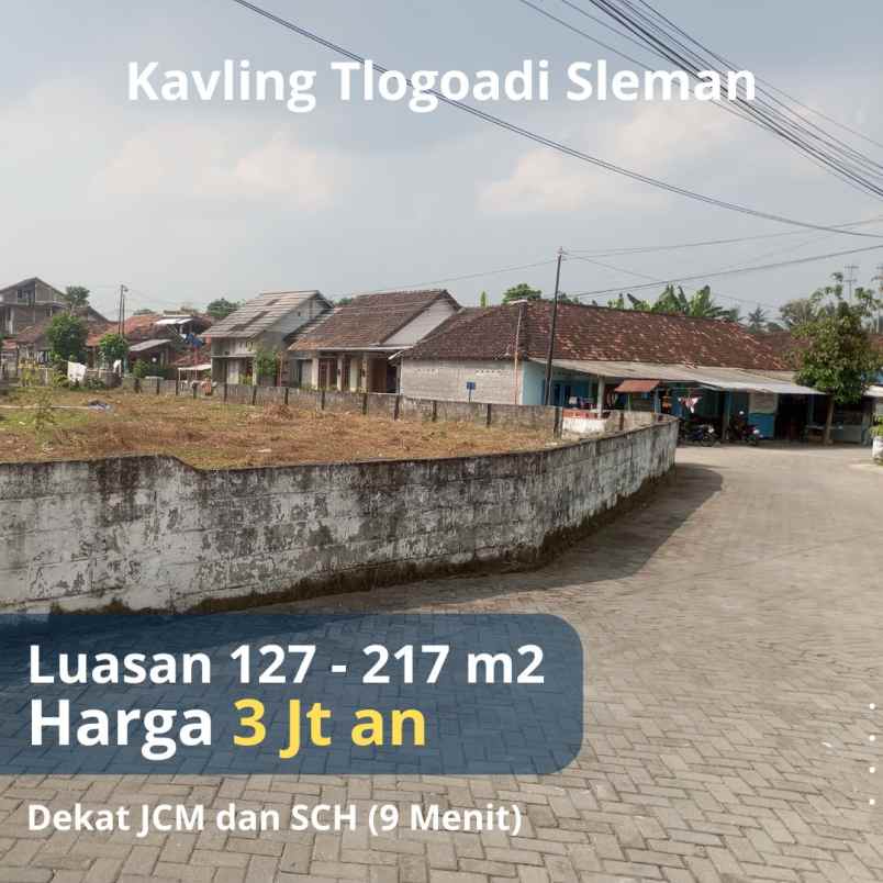 kavling tlogoadi jogja dekat jcm