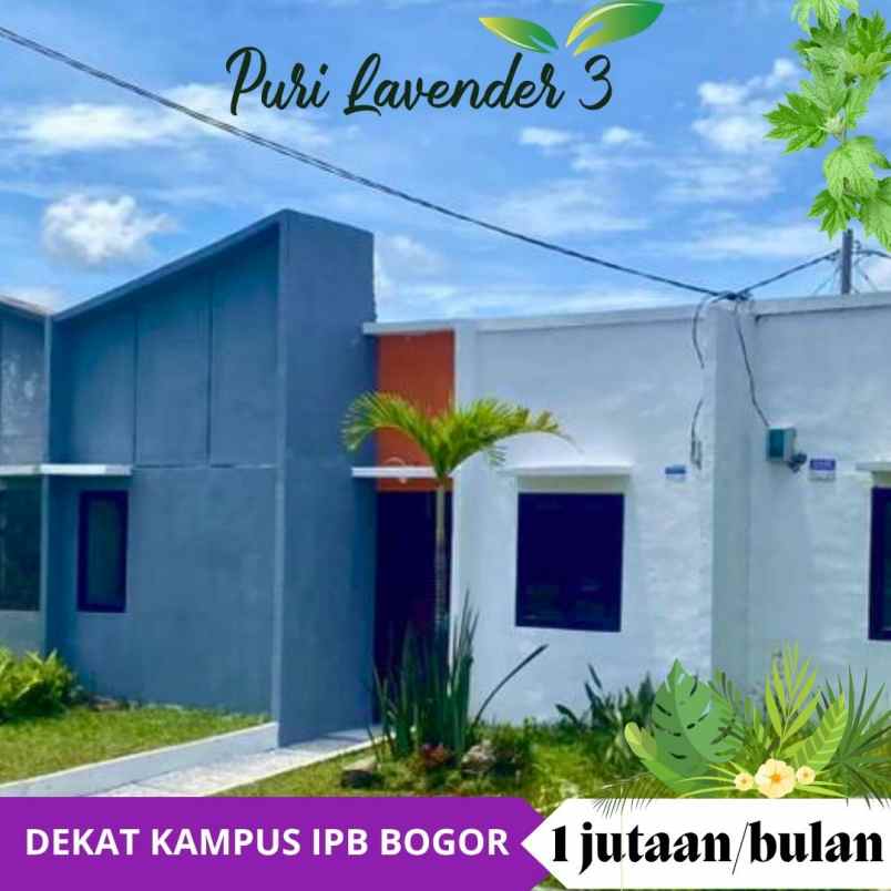 kpr rumah subsidi 1 jutaan puri lavender 3 bogor