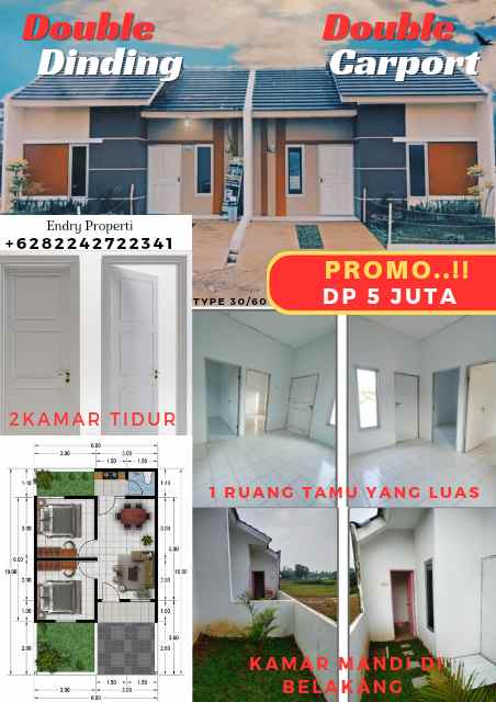 kpr rumah subsidi pemerintah puri asri 3 ready stok