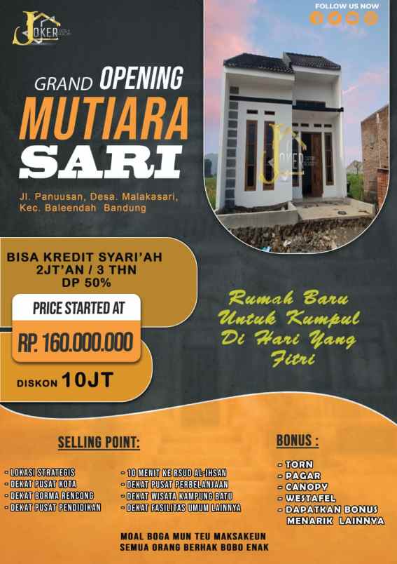 mutiara sari rumah impian harga terjangkau