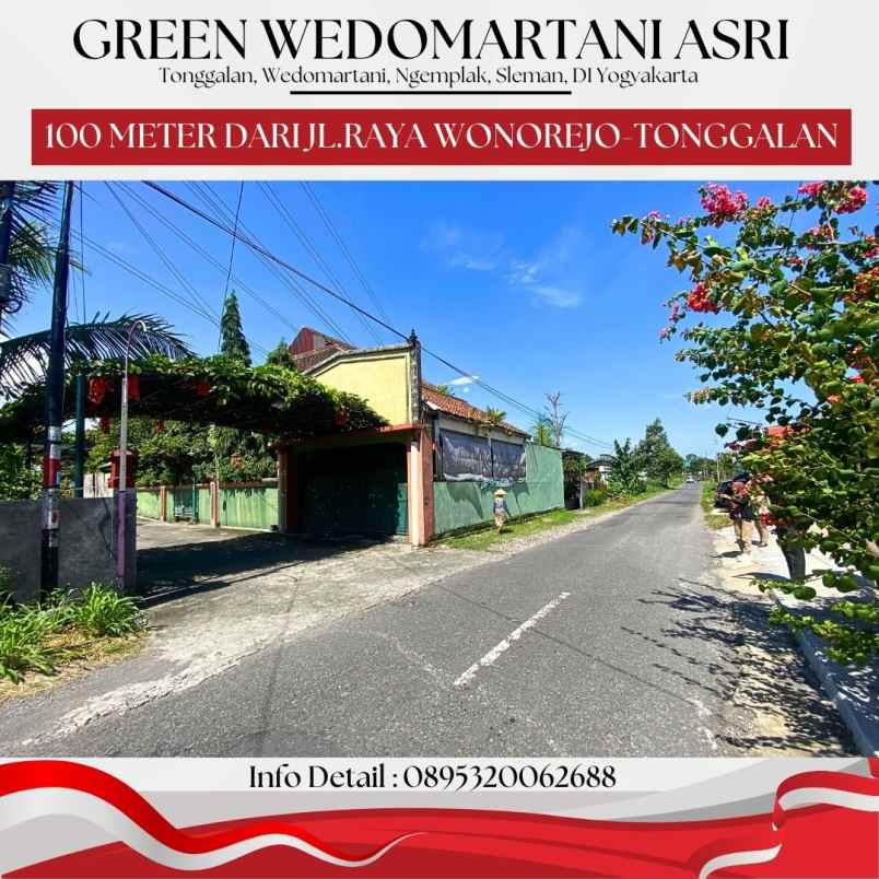 pekarangan di wedomartani 240 jutaan