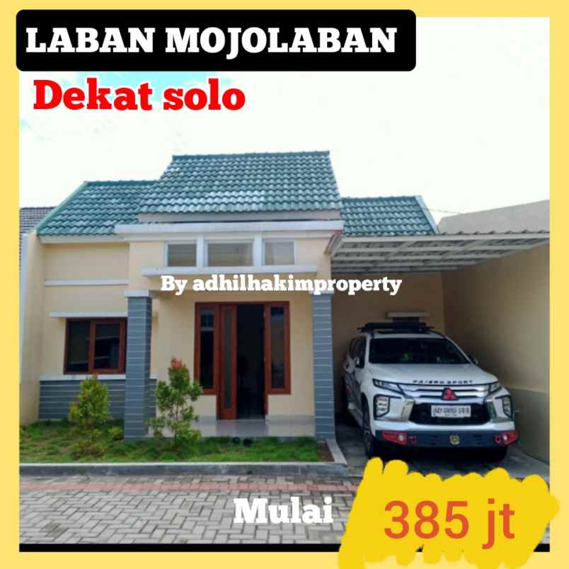 perumahan laban asri mojolaban dekat solo