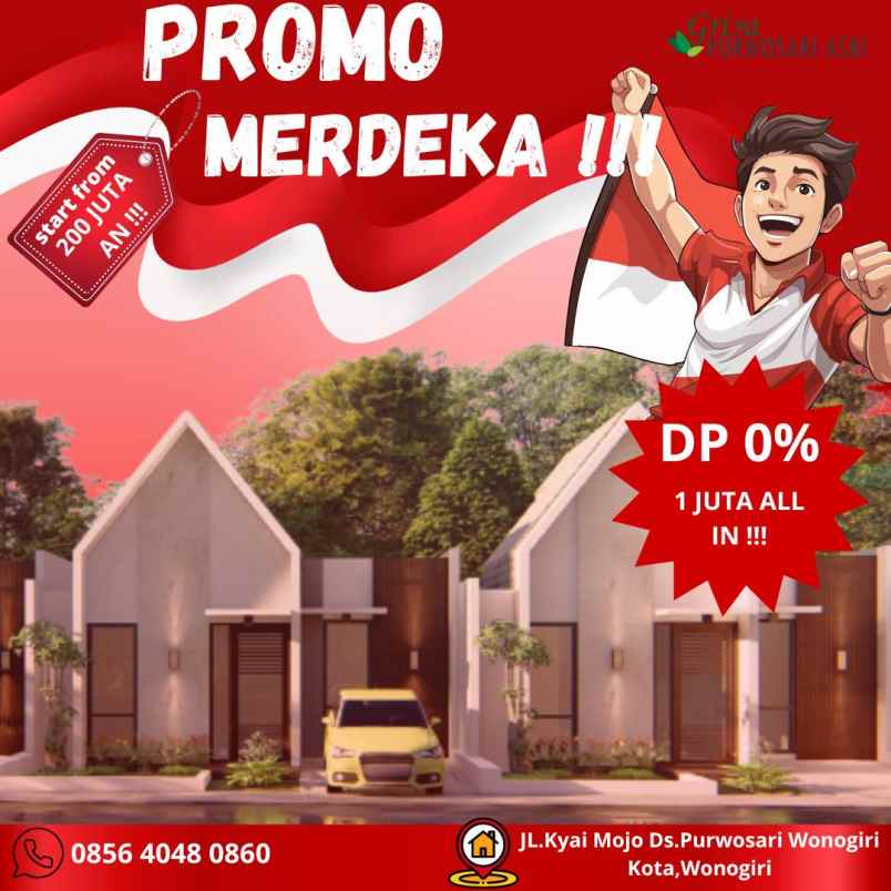 promo kemerdekaan cicilan rumah 1 jutaan