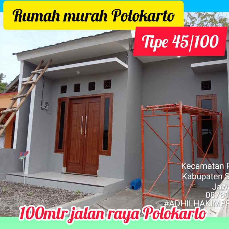 promo rumah dekat pasar glondongan polokarto