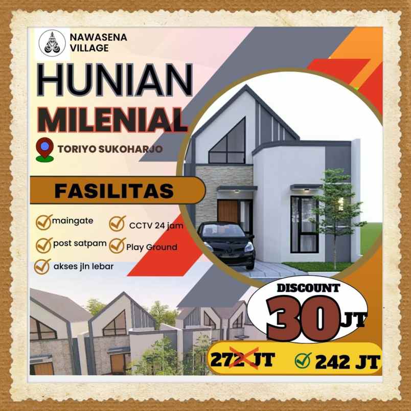 promo rumah murah dekat sukoharjo kota